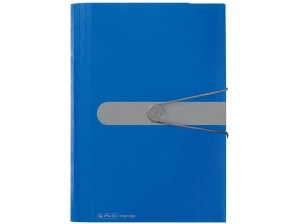 Herlitz 11208402, A4, Polypropylen (PP), Blå, Stående, 300 ark, 12 lommer