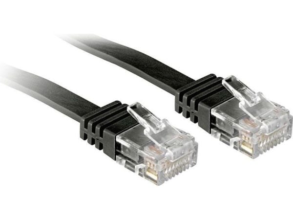 Lindy 47522, 2 m, Cat6, U/UTP (UTP), RJ-45, RJ-45, Svart