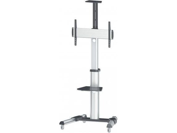Manhattan 461245, 50 kg, 94 cm (37"), 177,8 cm (70"), 600 x 400 mm, Høydejustering, Svart, Sølv