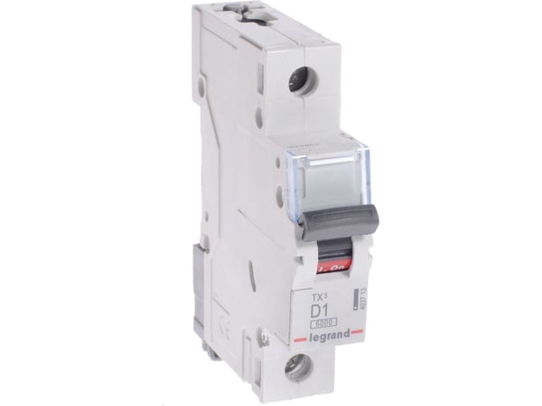 Legrand TX3, Dvärgbrytare, Typ D, IP20, 240 - 415 V