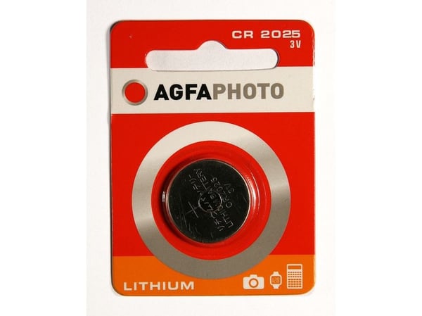 AgfaPhoto - Batteri CR2025 - Li - 150 mAh