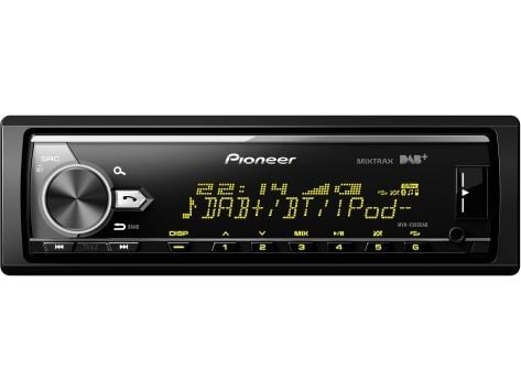 Pioneer MVH-X580DAB, Musta, 1 DIN, 4.0 kanavaa, 50 W, MOSFET, AAC, FLAC, MP3, WAV, WMA