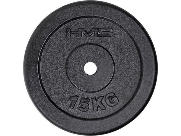Vektskive HMS svart 15 kg (17-61-005)