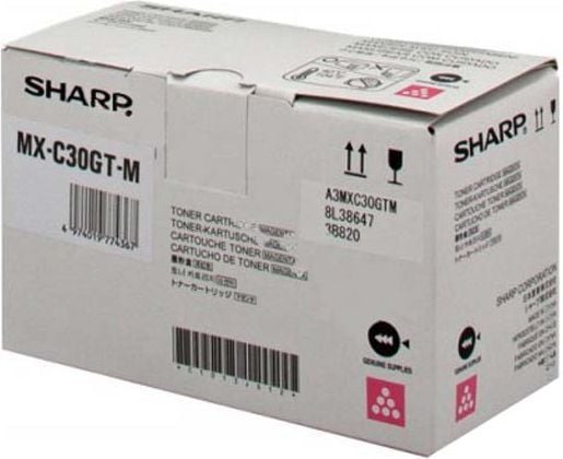 Sharp MXC30GTM, 6000 sivua, Magenta, 1 kpl