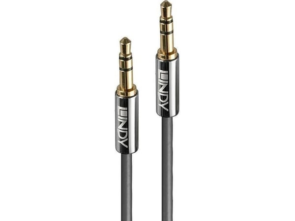 Lindy 35322, 3.5mm, Hankjønn, 3.5mm, Hankjønn, 2 m, Antrasitt
