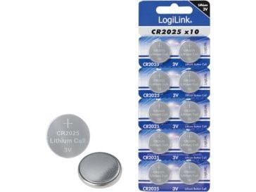 LogiLink Ultra Power CR2025 - Batteri CR2025 - Li (en pakke 10)