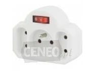 Emos 1905130000, Type C (Europlug), Type C (Europlug), 250 V, 10 A, Hvit, Hankjønn/hunkjønn