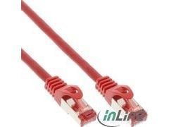 InLine S-STP/PiMF Cat.6 0,5m Punainen, 0,5 m, Cat6, S/FTP (S-STP)