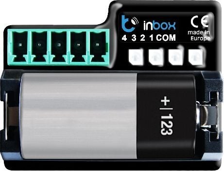 blebox inBox, Knapper, Svart, IP20, 45 mm, 35 mm, 23 mm