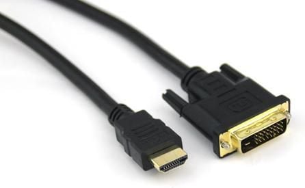 Sharkoon - Sovitinkaapeli - dual link - HDMI uros - DVI-D uros - 1 m - musta