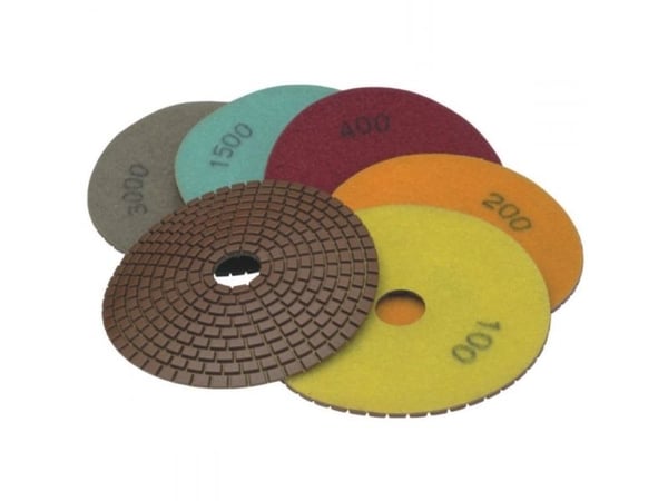Dedra skivepoleringsskive 125 mm korn 3000 fleksibel diamant - H12G3000