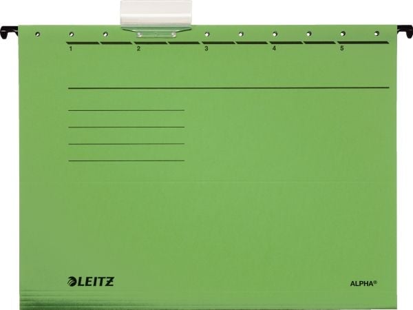 Leitz ALPHA - Hengefil - for A4 (210 x 297 mm) - grønn