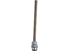 Endestophoved metal fjederarm med metal top ZCE08