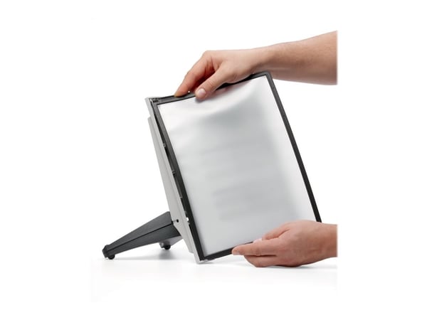 Bordstander Durable Sherpa SOHO - inkl. 5 stk. A4-lommer sort
