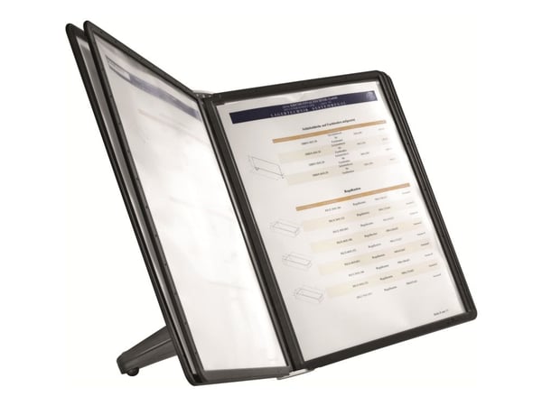 Bordstander Durable Sherpa SOHO - inkl. 5 stk. A4-lommer sort