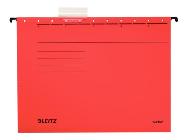 Leitz ALPHA - Hengefil - for A4 (210 x 297 mm) - rød