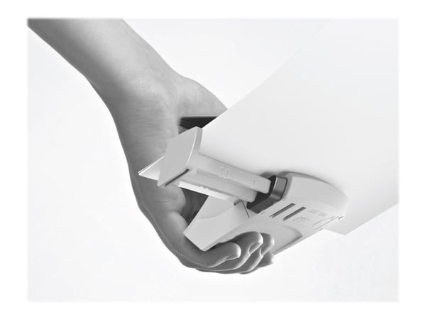 Hulapparat Leitz Mini WOW 2-huls hvid til 10 ark