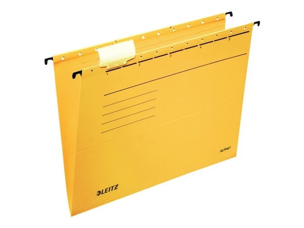 Leitz ALPHA - Ripustettava kansio - A4 - keltainen