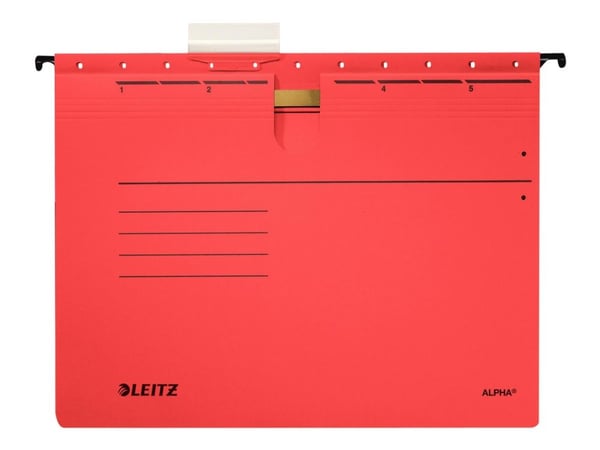 Leitz ALPHA - Hengeperm - for A4 (210 x 297 mm) - rød