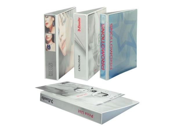 Leitz - Presentationsringpärm - för A4 Maxi - kapacitet: 250 ark - vit - för P/N: 47800003