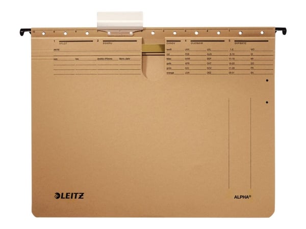 LEITZ ALPHA hengemappe, A4, kommersiell stifting, natron - for markedet: D / L / A / CH - 25 stykker (1914-00-00)