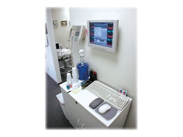 Ergotron FX30 - Monteringssats (väggfäste) - för LCD-display - stål - svart - skärmstorlek: upp till 27 tum