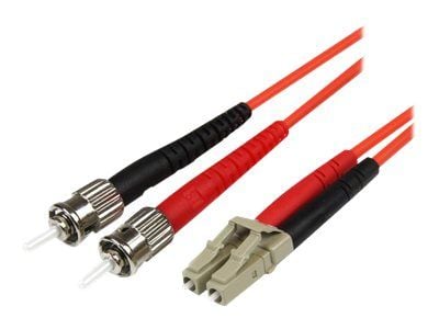 Startech 5m Fiber Optic Cable - Multimode Duplex 50/125 - LSZH - LC/ST - OM2 - LC to ST Fiber Patch Cable - Koblingskabel - ST flermodus (hann) til... Startech 5m Fiber Optic Cable - Multimode Duplex 50/125 - LSZH - LC/ST - OM2 - LC to ST Fiber Patch Cable - Koblingskabel - ST flermodus (hann) til...