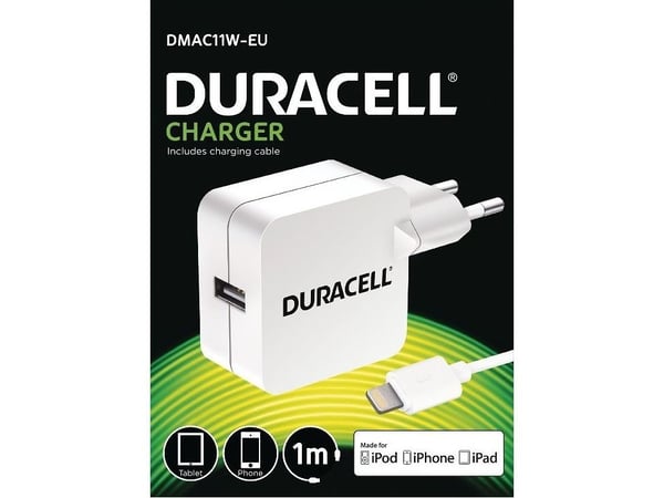 Duracell charger 5V wall charger (Fast) White