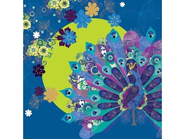 Swarovski kort square CL0710 Peacock
