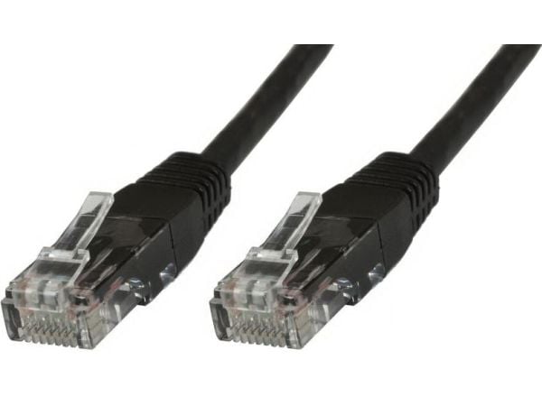 MicroConnect - Verkkokaapeli - RJ-45 (uros) - RJ-45 (uros) - 1,5 m - UTP - CAT 6 - musta