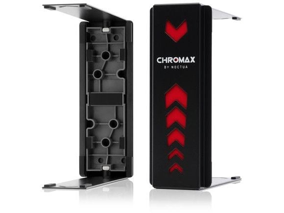 Noctua NA-HC1, Viftedeksel, Aluminium, Sort, NH-U12S , NH-U12S TR4-SP3 , NH-U12S SE-AM4, NH-U12S DX-3647, NA-HC1 chromax.black.swap heatsink cover ...