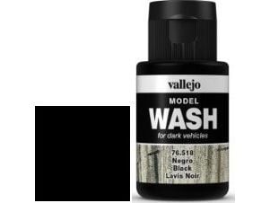 Vallejo 76.518, Svart, Akrylfärg, 35 ml, 1 styck