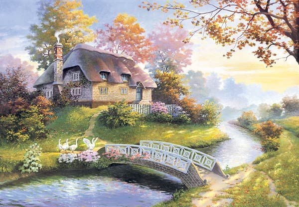 Castorland Cottage 1500 pcs, 1500 kpl, Keiju, 9 vuosi/vuosia