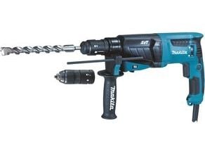 Makita HR2631FTJ - Borhammer - 800 W - 3 moduser - SDS-plus - 2,4 Joule