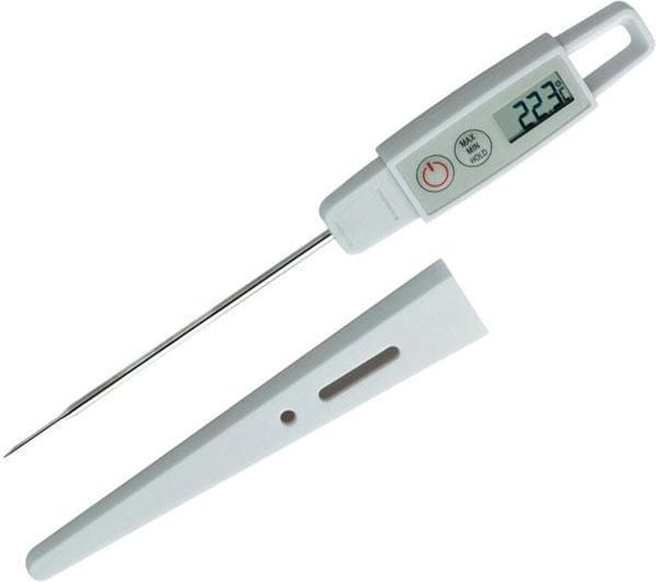 VOLTCRAFT DET3R Insättningstermometer (HACCP) Temperaturområde -40 till +250 °C Överensstämmer med HACCP (livsmedelssäkerhet)