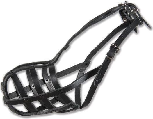 Dino nitat läderkoppel/halsband - 12 Liten fårhund