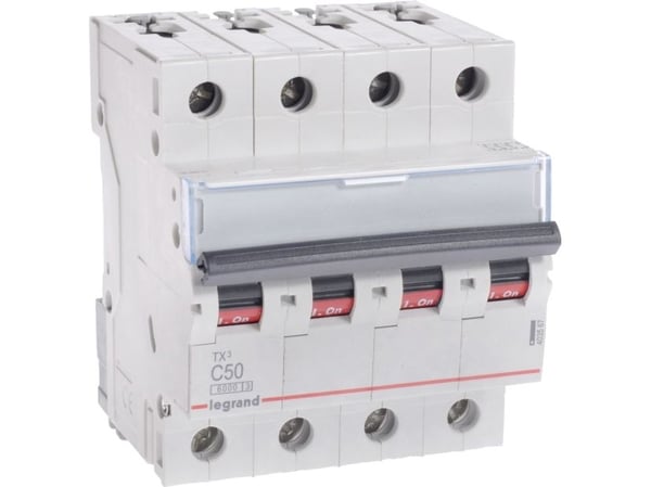 Legrand TX3, Dvärgbrytare, Typ C, IP20, 240 - 415 V