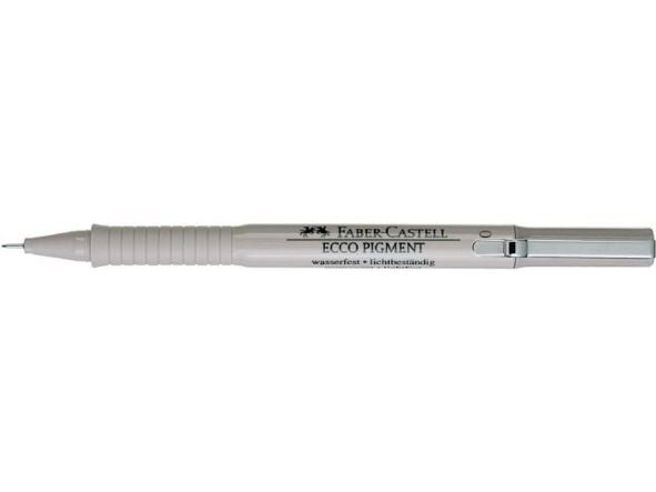 Faber-Castell Ecco Pigment, Grå, 0,5 mm