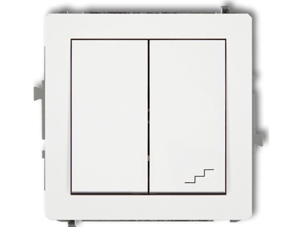 Karlik Switch Deco yksinapainen kytkin erillisellä virtalähteellä valkoinen matta (25DWP-10.2)