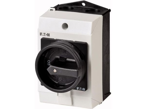 Eaton T0-2-8900/I1/SVB-SW, Vipukytkin, 3P, Musta, Valkoinen, IP65, 80 mm, 110 mm