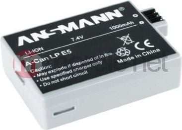 Ansmann A-Can LP-E5, 1000 mAh, 7,4 V, Litiumioni (Li-Ion)