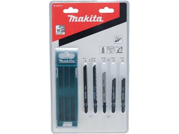 Makita B-44410 sticksågbladssats, 10 st., för DJV181/DJV181Z/DJV181ZJ