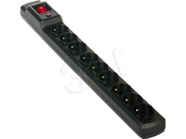 Activejet ACJ COMBO 9GN 1,5M, 1,5 m, 9 pistorasiaa (pistorasioita), sisäkäyttöön, tyyppi E (FR), tyyppi E, muovia