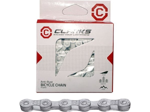 Clarks kjede YBN CL8 RB SHIMANO CAMPAGNOLO SRAM (8 gir, 1/2"x3/32", 116 ledd, 7,1 mm) antikorrosiv