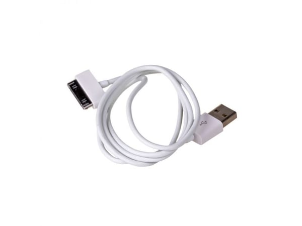 Akyga AK-USB-08 - Lade-/datakabel - Apple Dock hann til USB hann - 1 m - hvit - for Apple iPad/iPhone/iPod (Apple Dock)
