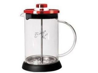 Berlinger Haus BH/1497, Fransk Presse, 0,6 l, Burgunder, Glass, Silikon, Rustfritt stål, 1 stykker