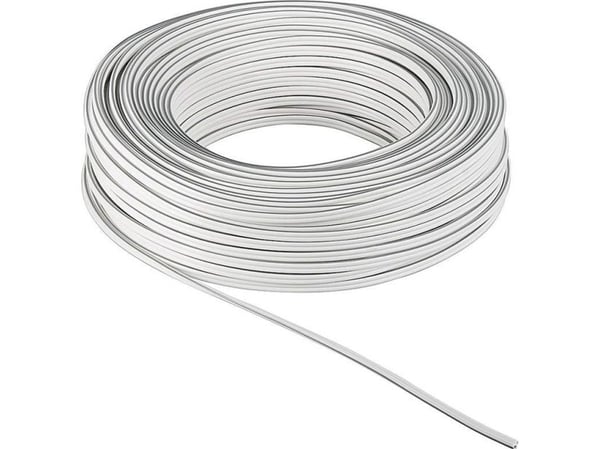 Goobay 15106, Oksygenfritt kobber, 50 m, Hvit