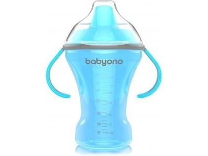BabyOno ikke-søl kopp med hard snap-munn NATURAL NURSING 260 ml