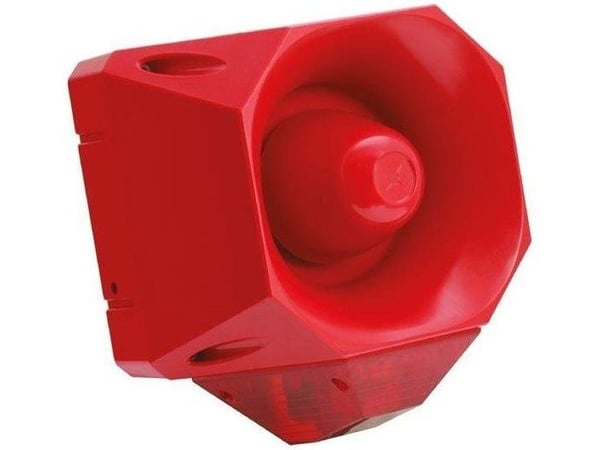 Eaton optisk-akustisk signalgiver Asserta MIDI 230V AC 108dB rød IP66 (7052111FUL-0130)