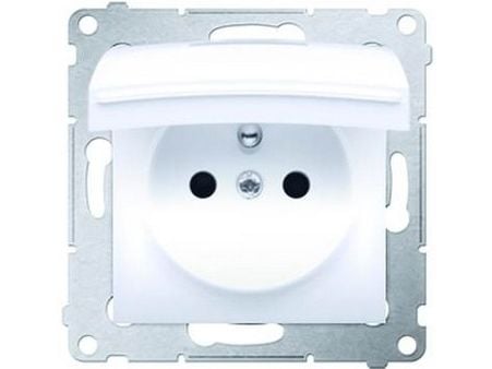 Kontakt-Simon DGZ1BZ.01/11, Valkoinen, Muovi, IP44, 250 V, 84 mm, 45 mm